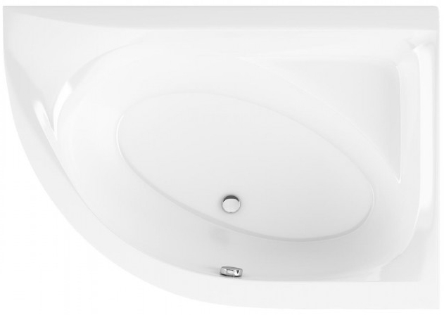 Ванна акрилова RADAWAY Mistra 150x100P (WA1-07-150x100P) + ніжки (68Р) + сифон R135L