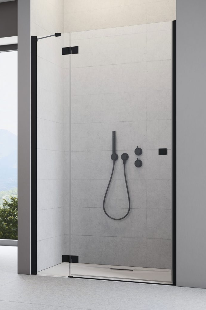 Душові двері RADAWAY Essenza New Black DWJ 130, ліва 385017-54-01L