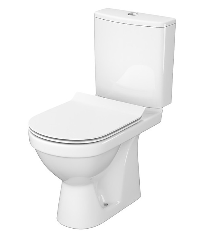 Унітаз-компакт Cersanit SIMPLE ON 021 3/5 785 ZIP +сид дюр SLIM пов пад легке знімання K121-015