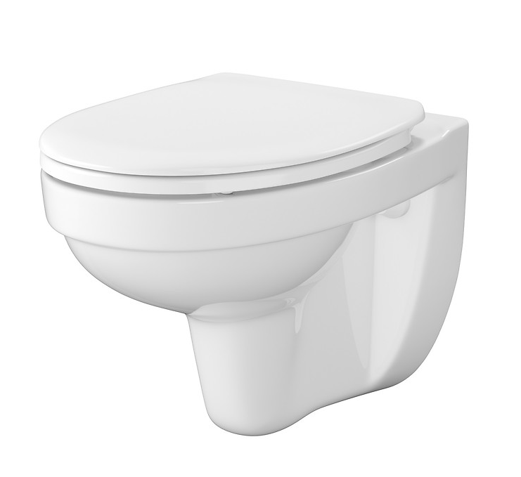 Унітаз підвісний Cersanit SIMPLE ON B 469 CERSANIA +сидіння дюропласт soft close S701-554