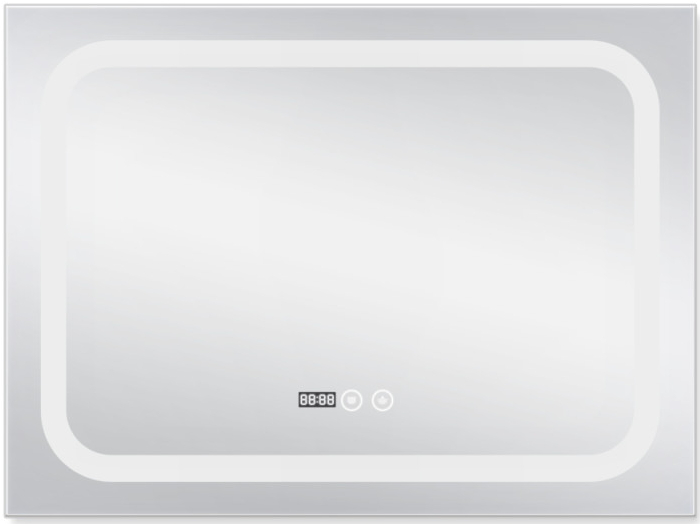 Дзеркало Qtap Mideya LED DC-F906 з антизапотіванням 800*600