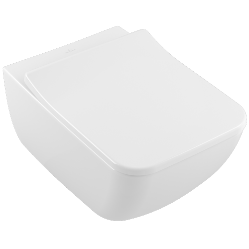 ᐉ Унітаз підвісний Villeroy & Boch VENTICELLO 4611R001 + Сидіння Villeroy & Boch VENTICELLO SlimSeat 9M79S101 ( 4611RS01 )