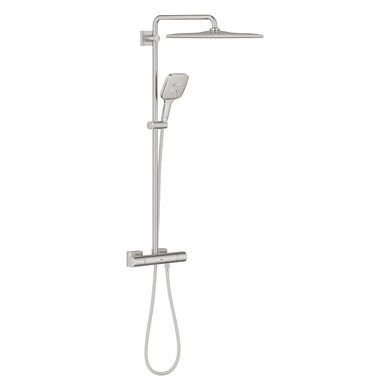 Душова система з термостатом для настінного монтажу Grohe Rainshower Smartactive 310 (26837DC0)