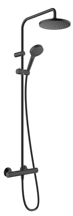 Hansgrohe Vernis Blend Showerpipe 200 1jet Matt Black 26276670