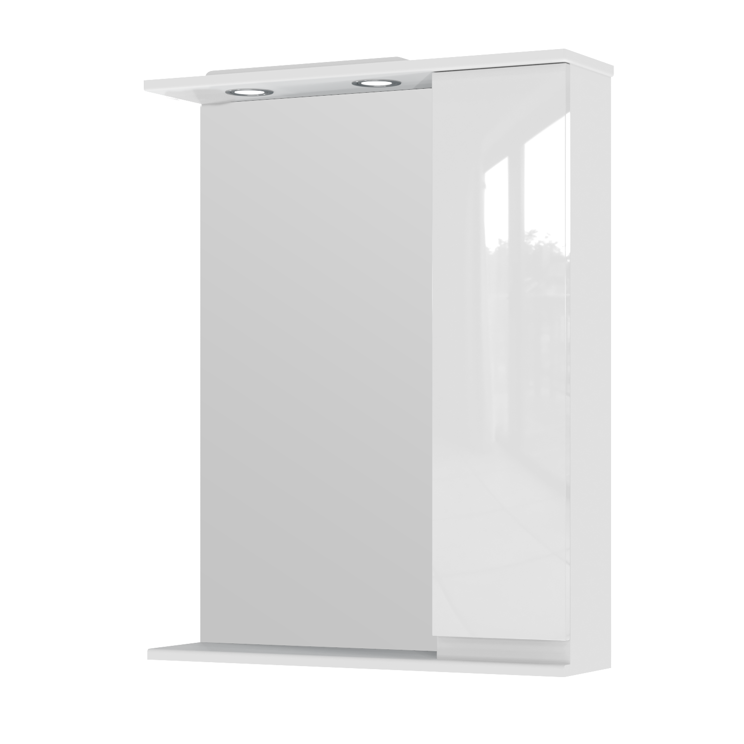 Дзеркальна шафа Ювента Monika MMC2-65 права біла Monika MMC2-65 Right White