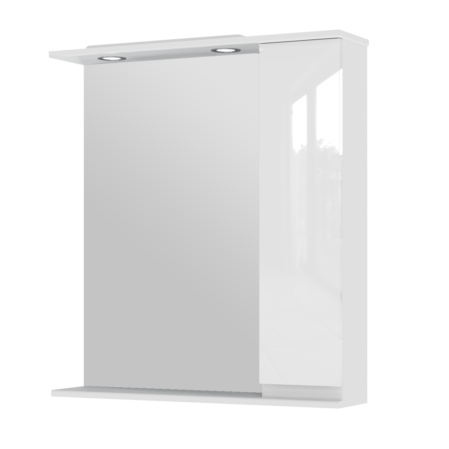 Дзеркальна шафа Ювента Monika MMC3-75 права біла Monika MMC3-75 Right White