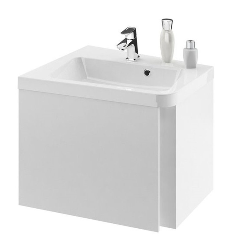 Шафка під кутовий умивальник Ravak SD 10° 550 L біла, X000000739