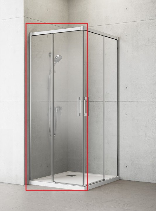 Душові двері RADAWAY Idea KDD 1000Lx2005 хром/прозоре скло 387062-01-01L