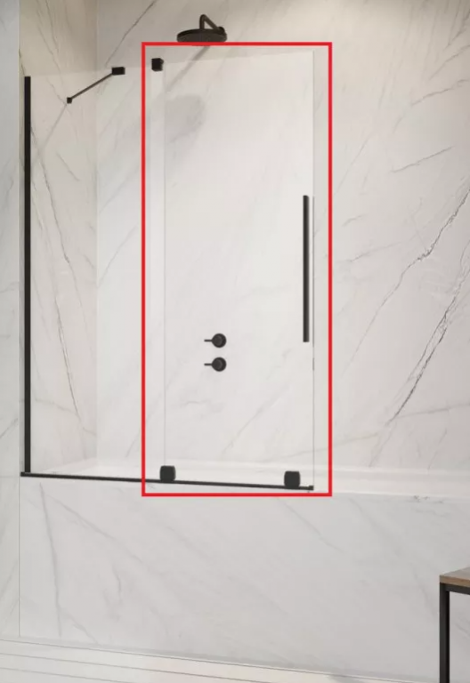 Створення дверей рухоме Radaway Furo Black PND II 10109538-54-01